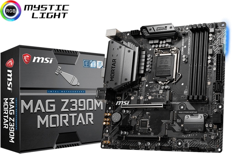 MSI MAG Z390M Mortar: плата для компактного игрового ПК MSI MAG Z390M Mortar: плата для компактного игрового ПК