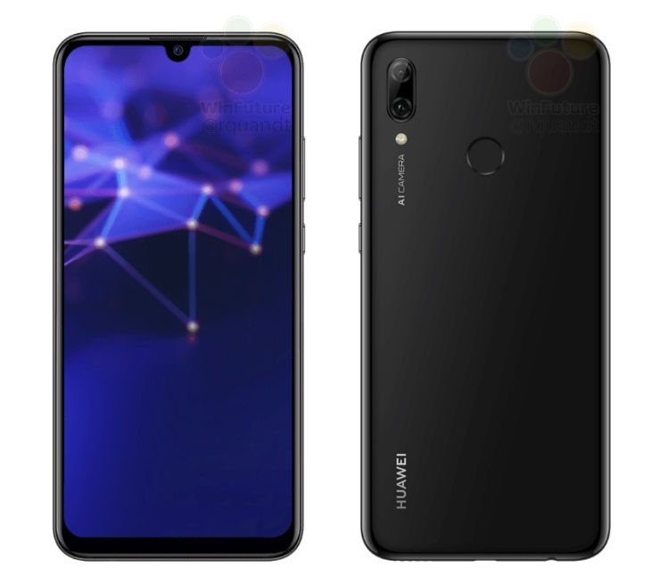 Смартфон Huawei P Smart 2019 показался на официальных рендерах