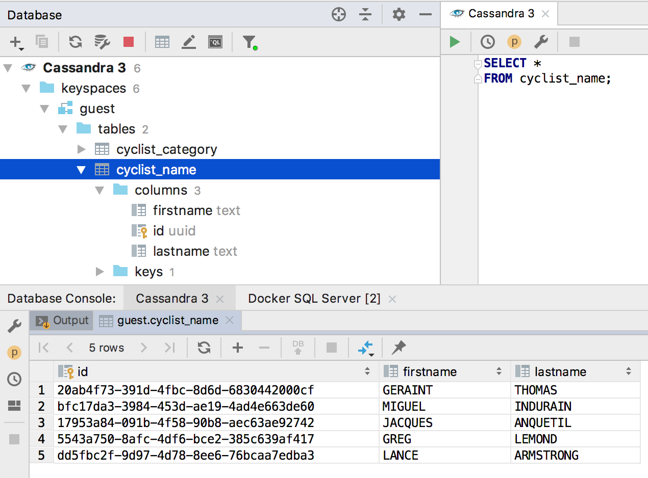 DataGrip 2018.3: поддержка Cassandra, генерация SQL-файлов из объектов, много улучшений в автодополнении и многое другое - 2