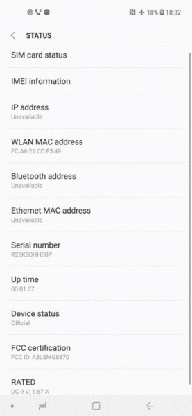 Снимок экрана Samsung Galaxy A8s косвенно подтверждает использование дырявого экрана Infinity-O 