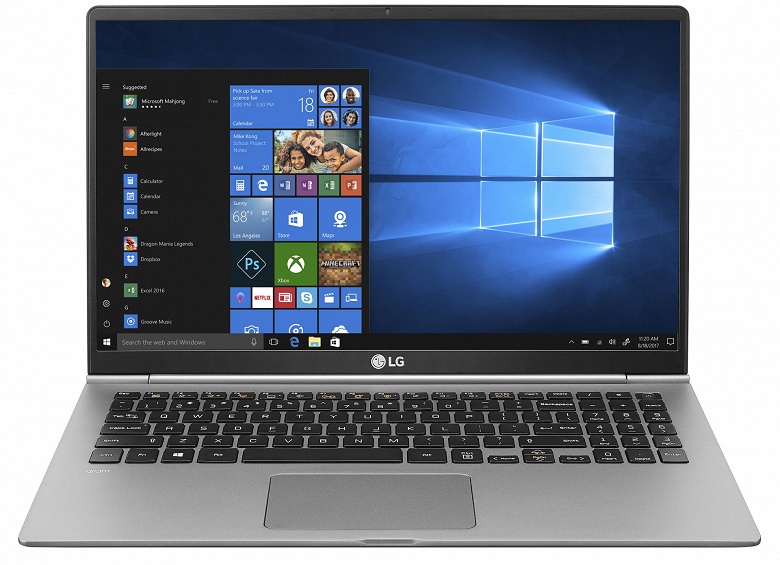 Опубликованы изображения тонких и легких ноутбуков LG Gram нового поколения