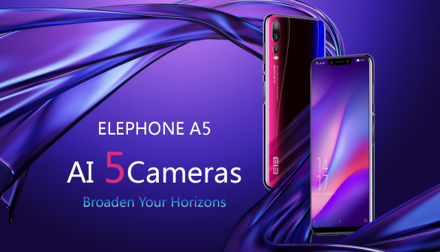 Пятикамерный смартфон Elephone A5 оценили в $230 - 1 Пятикамерный смартфон Elephone A5 оценили в $230