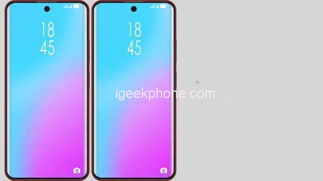 Появились изображения смартфона Oppo Realme с дырявым экраном, который занимает 97,3% площади лицевой панели