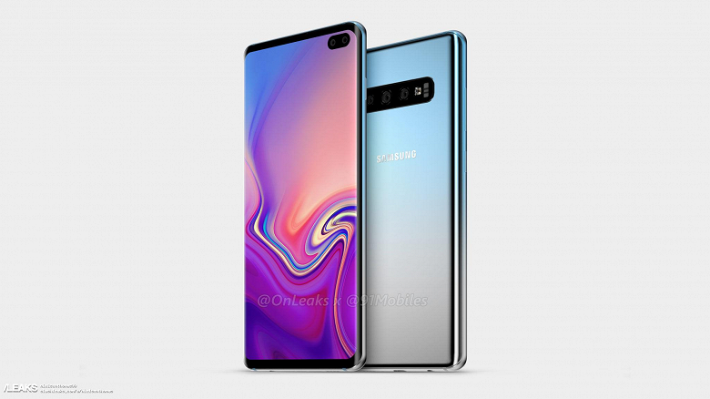 Появились качественные рендеры и видеоролик с участием Samsung Galaxy S10+ 