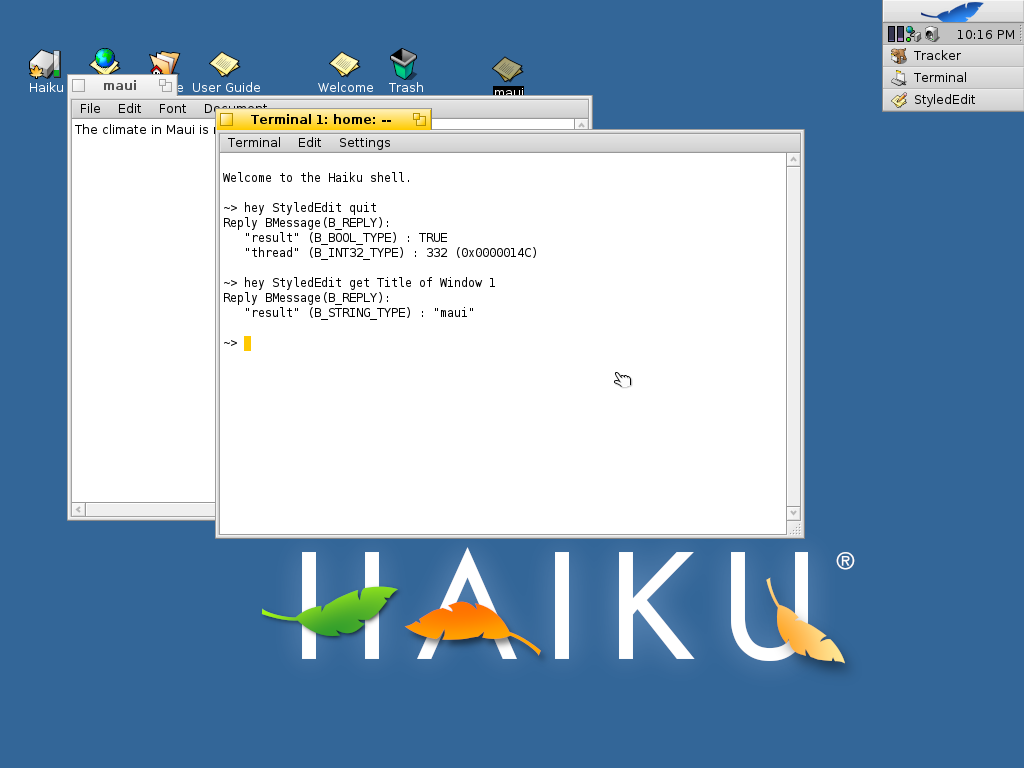 В чём уникальность BeOS и HaikuOS - 31