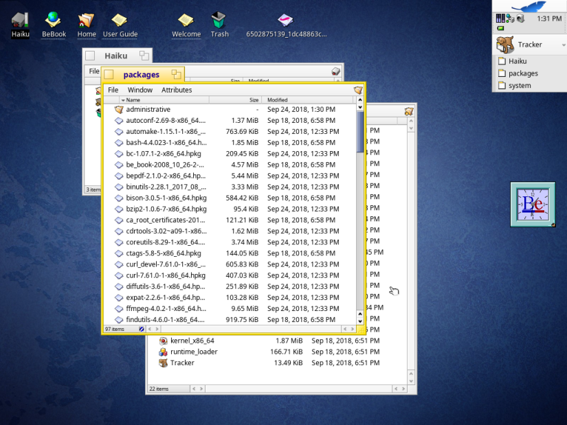 В чём уникальность BeOS и HaikuOS - 6 В чём уникальность BeOS и HaikuOS - 6