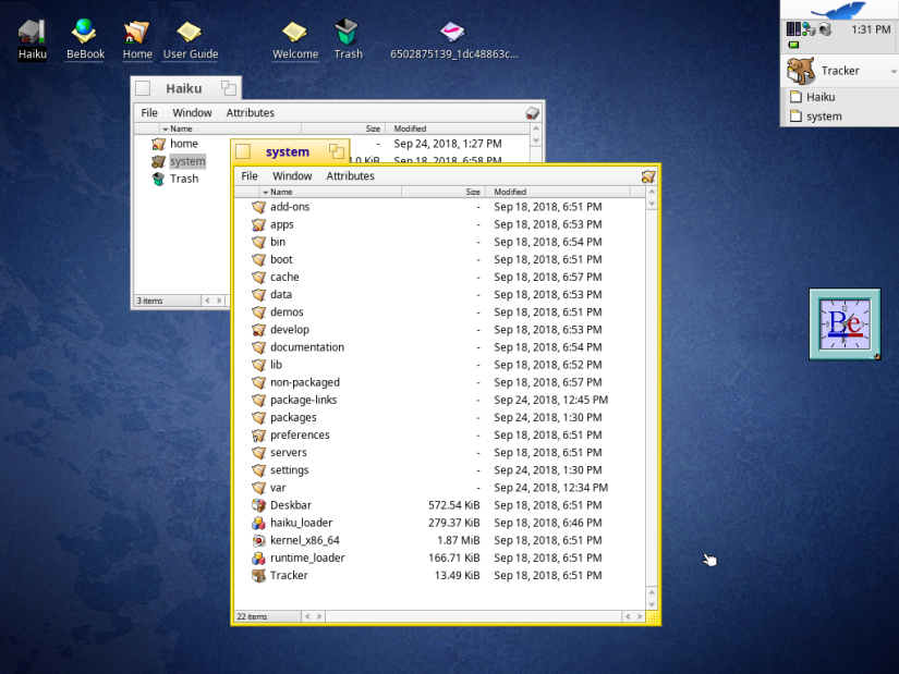 В чём уникальность BeOS и HaikuOS - 7 В чём уникальность BeOS и HaikuOS - 7