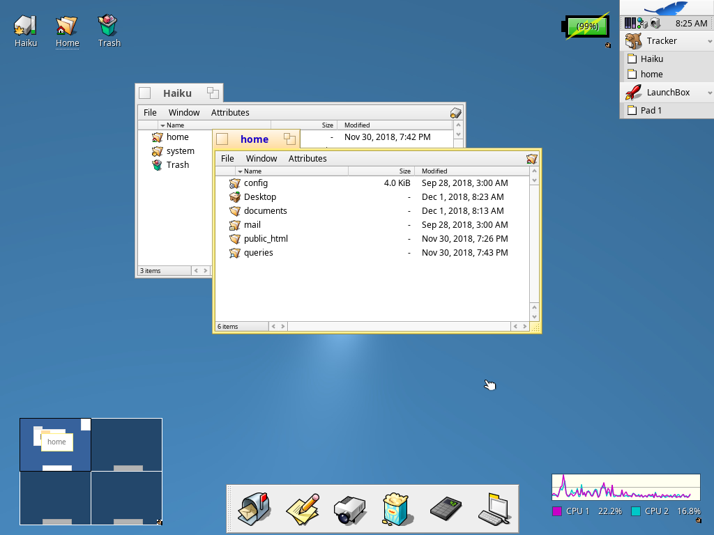В чём уникальность BeOS и HaikuOS - 9 В чём уникальность BeOS и HaikuOS - 9