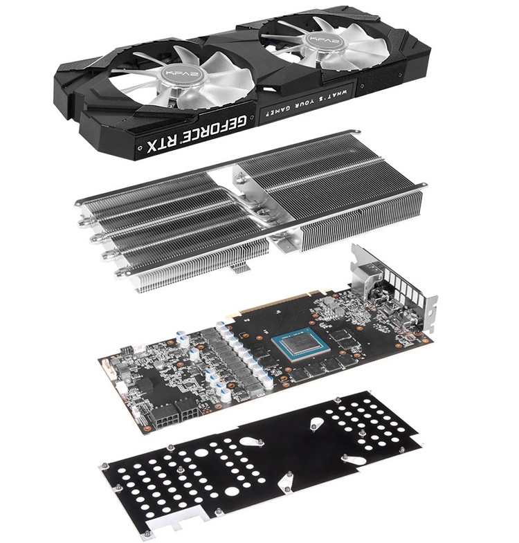Видеокарты KFA2 GeForce RTX 2070 EX и EXOC оснащены подсветкой