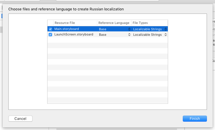 Интернационализация (локализация) в XCode (iOS-macOS) - 5 Интернационализация (локализация) в XCode (iOS-macOS) - 5