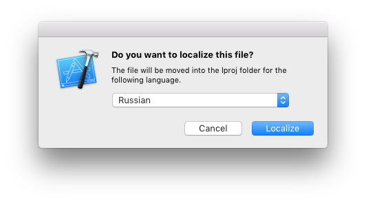 Интернационализация (локализация) в XCode (iOS-macOS) - 8
