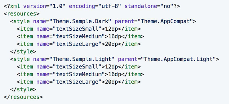 30 Android-библиотек и инструментов, которые не должны пройти мимо вас в 2018 году - 25 XML-theme with Stylist