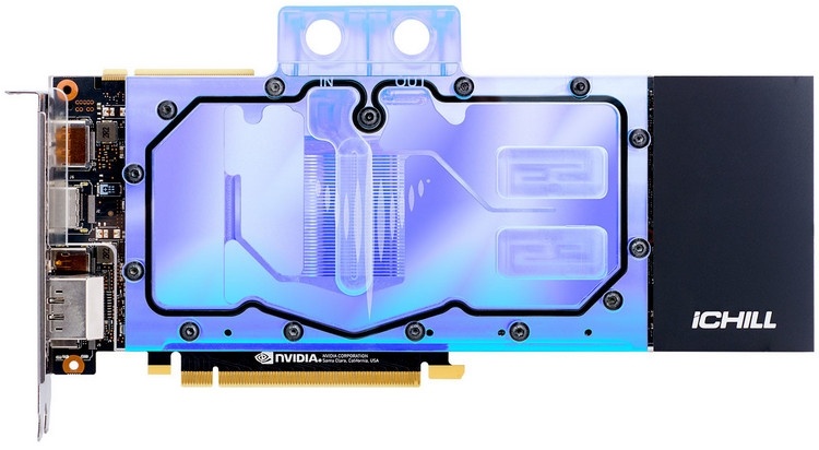 Inno3D оснастила видеокарты GeForce RTX iChill Frostbite водоблоками полного покрытия