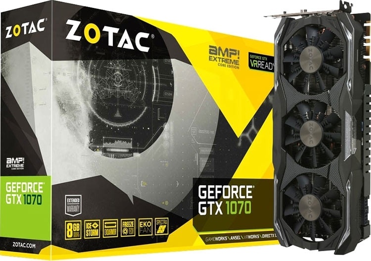 Zotac назвала ошибкой информацию о GeForce GTX 1070 с памятью GDDR5X