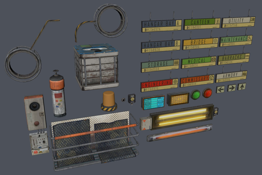 Модульный Sci-Fi уровень на UE4: вдохновляемся Ностромо и Серенити - 10 Модульный Sci-Fi уровень на UE4: вдохновляемся Ностромо и Серенити - 10