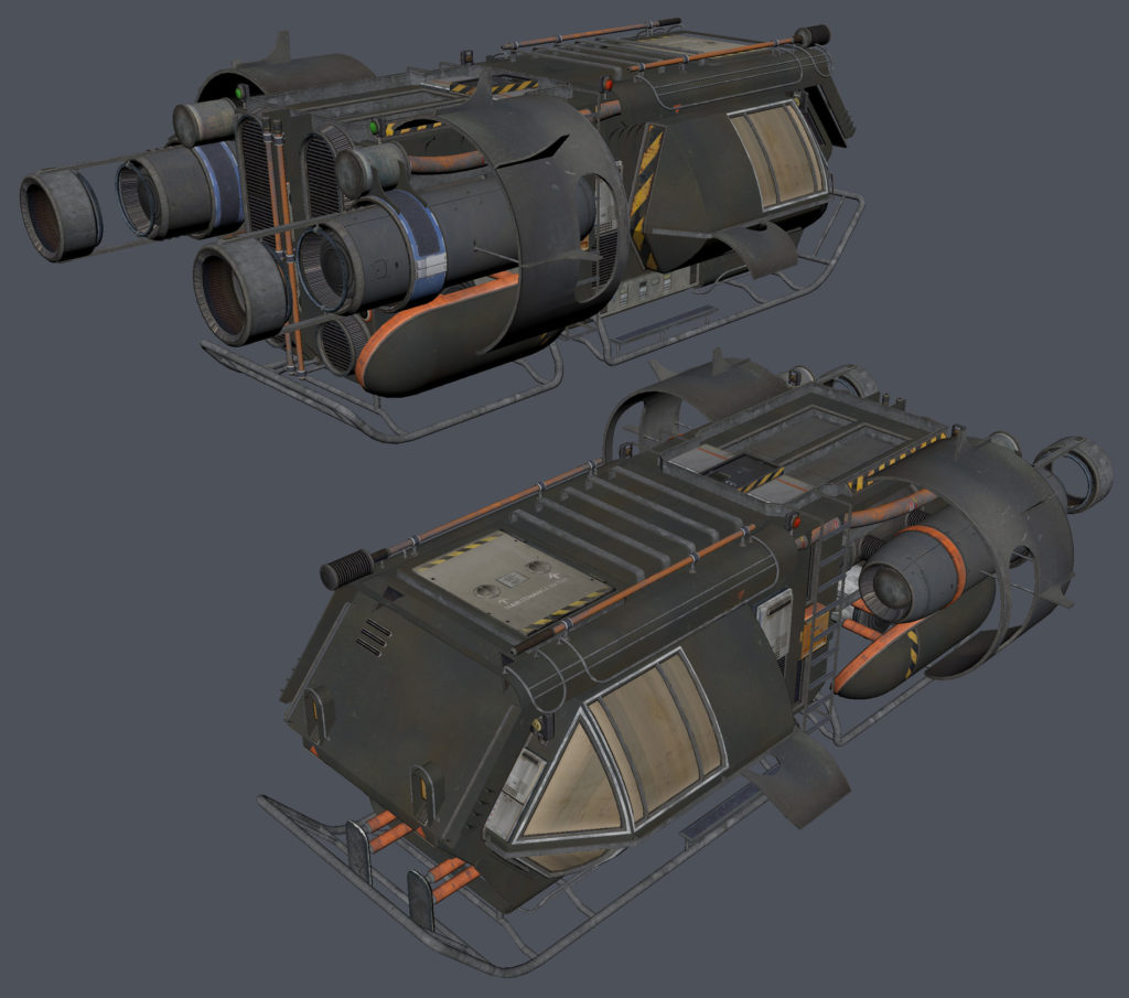 Модульный Sci-Fi уровень на UE4: вдохновляемся Ностромо и Серенити - 14 Модульный Sci-Fi уровень на UE4: вдохновляемся Ностромо и Серенити - 14