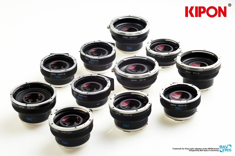 Новые адаптеры Kipon Baveyes позволяют использовать среднеформатные объективы с камерами Nikon Z и Canon EOS R