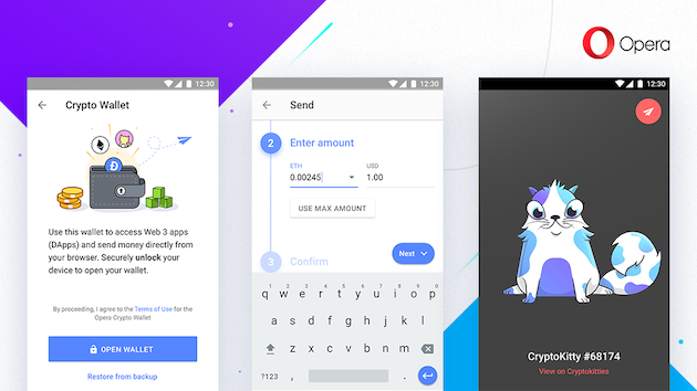 Opera представила блокчейн-браузер с крипто-кошельком