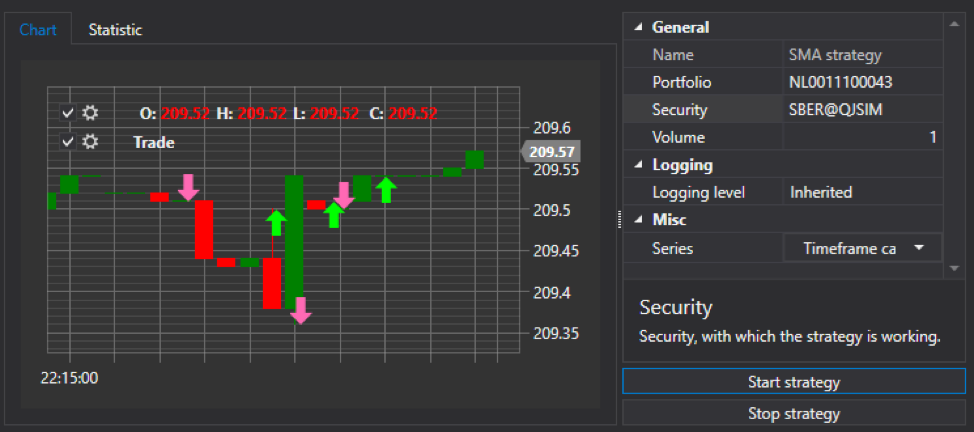 Пишем торговых роботов с помощью графического фреймворка StockSharp. Часть 2 - 7 Пишем торговых роботов с помощью графического фреймворка StockSharp. Часть 2 - 7