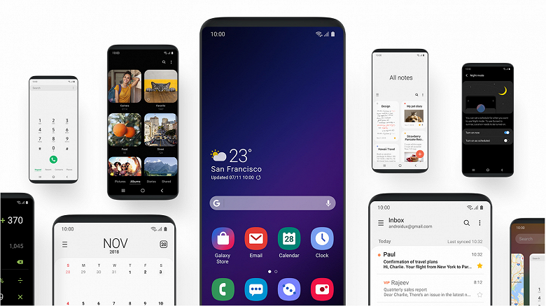 Samsung показала оболочку One UI в рекламном ролике