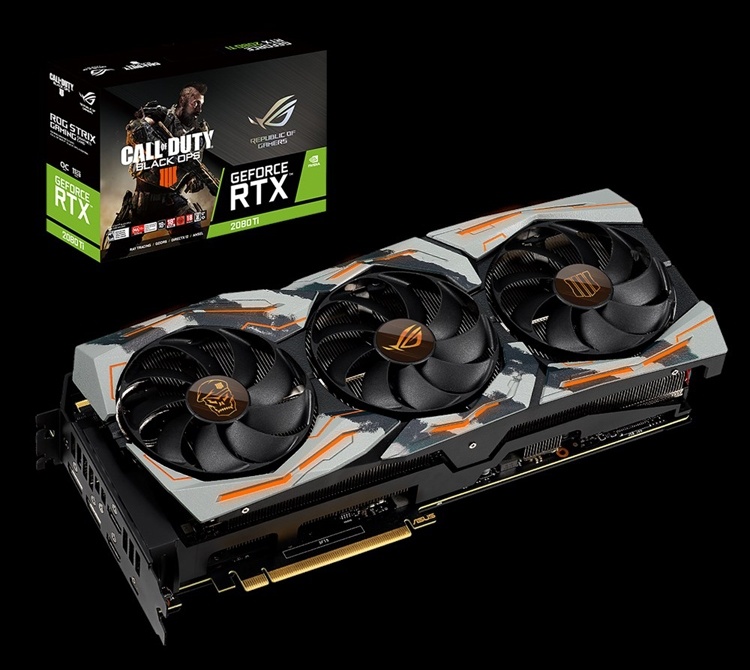 Поклонникам Call of Duty: Black Ops 4 посвящается: видеокарта ASUS ROG Strix RTX 2080 Ti OC