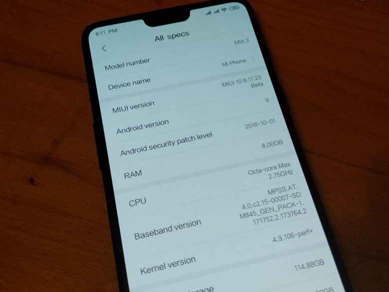 Прошивка MIUI 10 доступна для OnePlus 6 и 6T