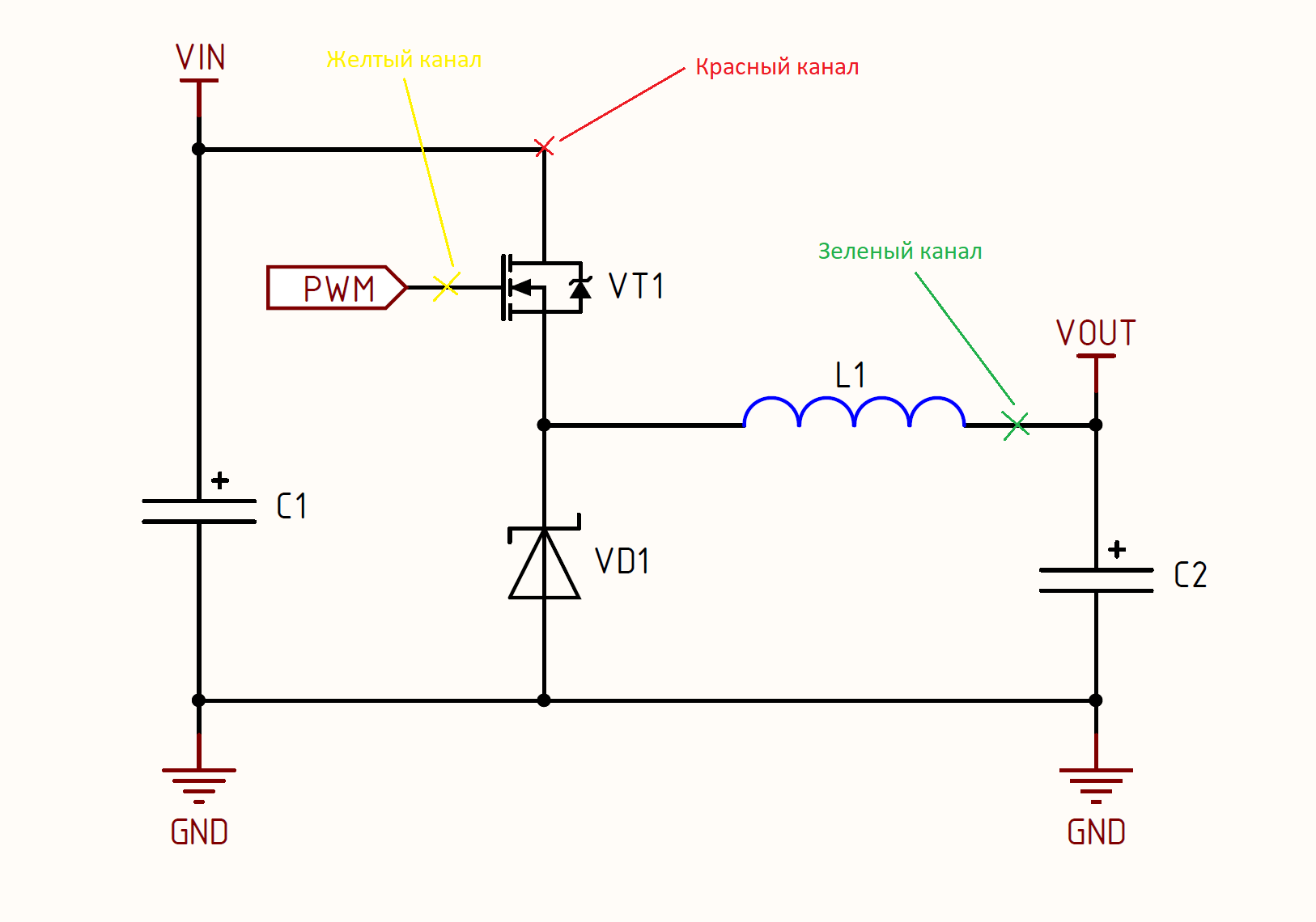 Разработка buck-преобразователя на STM32F334: принцип работы, расчеты, макетирование - 7