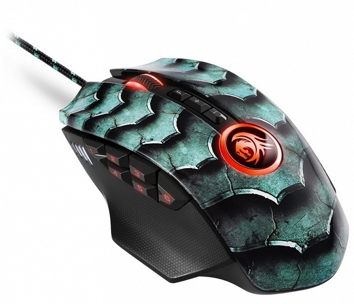 В игровой мыши Sharkoon Drakonia II используется оптический датчик PixArt 3360 - 1 В игровой мыши Sharkoon Drakonia II используется оптический датчик PixArt 3360