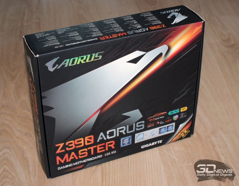 Новая статья: Обзор материнской платы Gigabyte Z390 AORUS Master: взлёт сокола