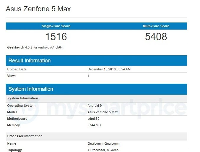 Смартфон Asus ZenFone 5 Max на подходе