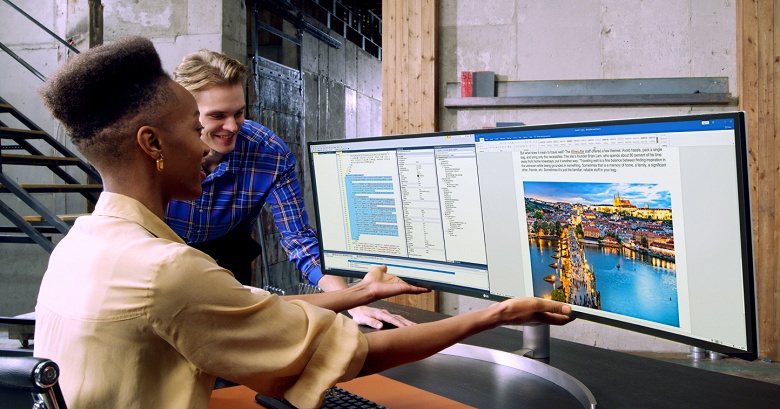 Ультраширокий монитор LG 49WL95 легко заменит два 27-дюймовых монитора с разрешением QHD - 2 Ультраширокий монитор LG 49WL95 легко заменит два 27-дюймовых монитора с разрешением QHD