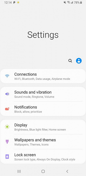 Оболочка One UI на Samsung Galaxy Note8: первый взгляд