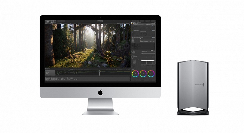 В продажу поступила самая дорогая внешняя видеокарта Blackmagic для компьютеров Apple Mac