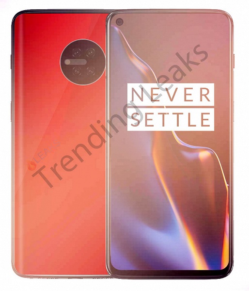 Опубликован рендер и характеристики смартфона OnePlus 7: «дырявый» экран, камера с 4 датчиками, 10 ГБ ОЗУ и SoC Snapdragon 845