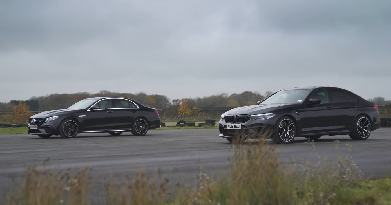 BMW M5 Competition против Mercedes-AMG E 63 S: дрэг-гонка