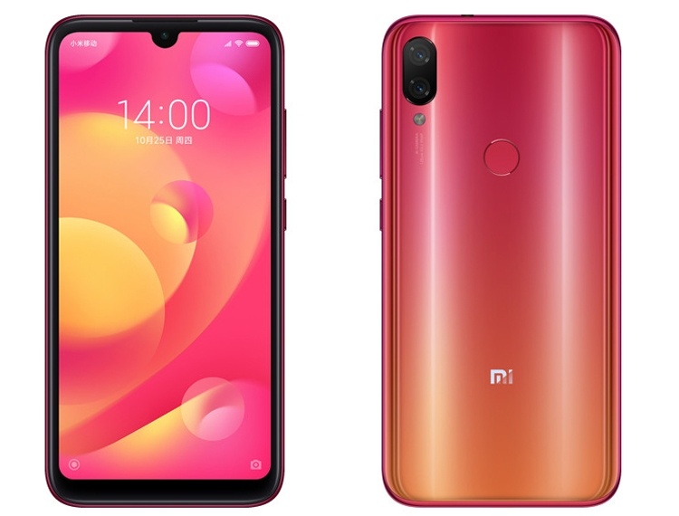 Смартфон Xiaomi Mi Play за $160 оснащён процессором MediaTek Helio P35