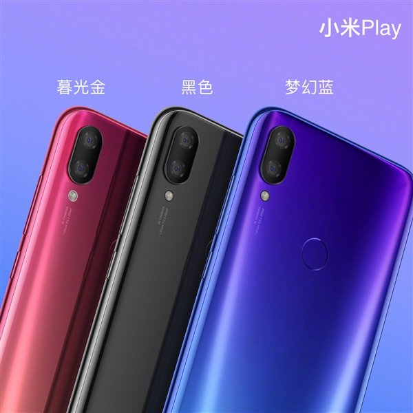 Смартфон Xiaomi Play представлен официально: первый смартфон на SoC MediaTek Helio P35 и первый Xiaomi с каплевидным вырезом экрана