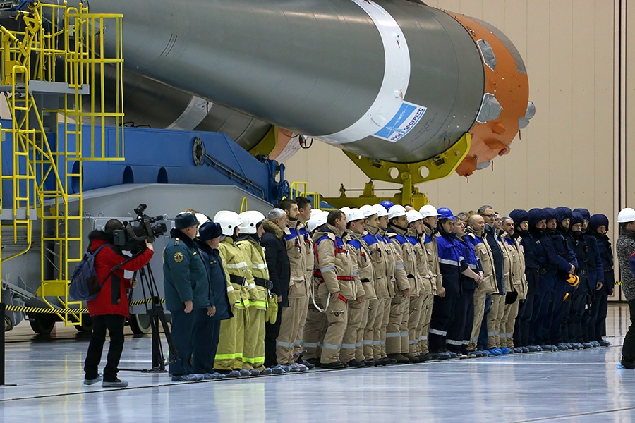 Вывоз ракеты перед стартом на Восточном - 11