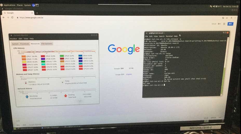 24-ядерный ARM-сервер на Banana Pi работает под управлением Ubuntu 18.04 - 2
