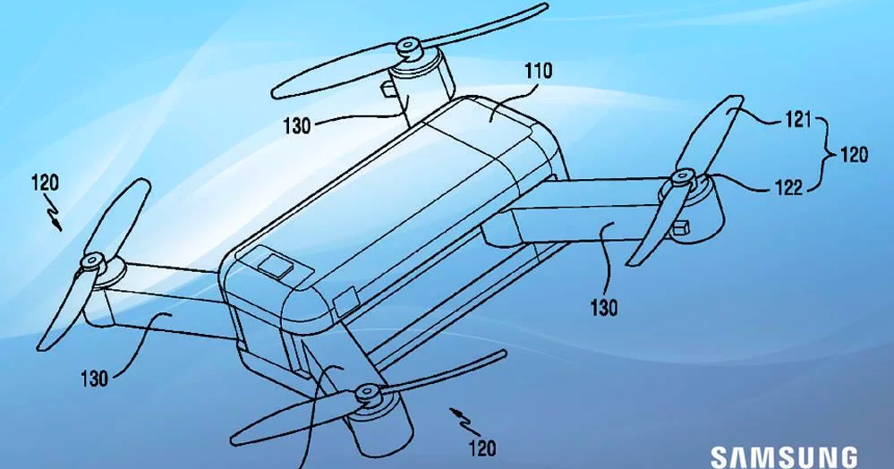 Samsung запатентовал первый дрон-трансформер