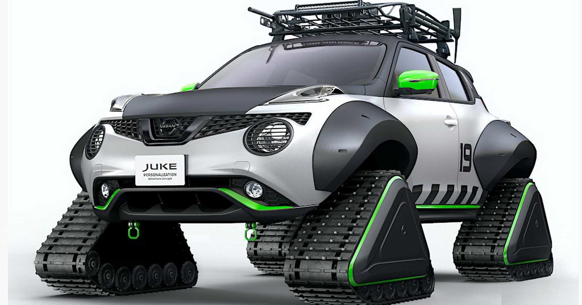 Nissan построил новый гусеничный Juke Nissan построил новый гусеничный Juke