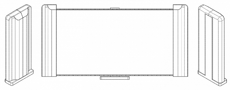 Компания Samsung запатентовала телевизор с экраном OLED, сворачивающимся по горизонтали - 1 Компания Samsung запатентовала телевизор с экраном OLED, сворачивающимся по горизонтали