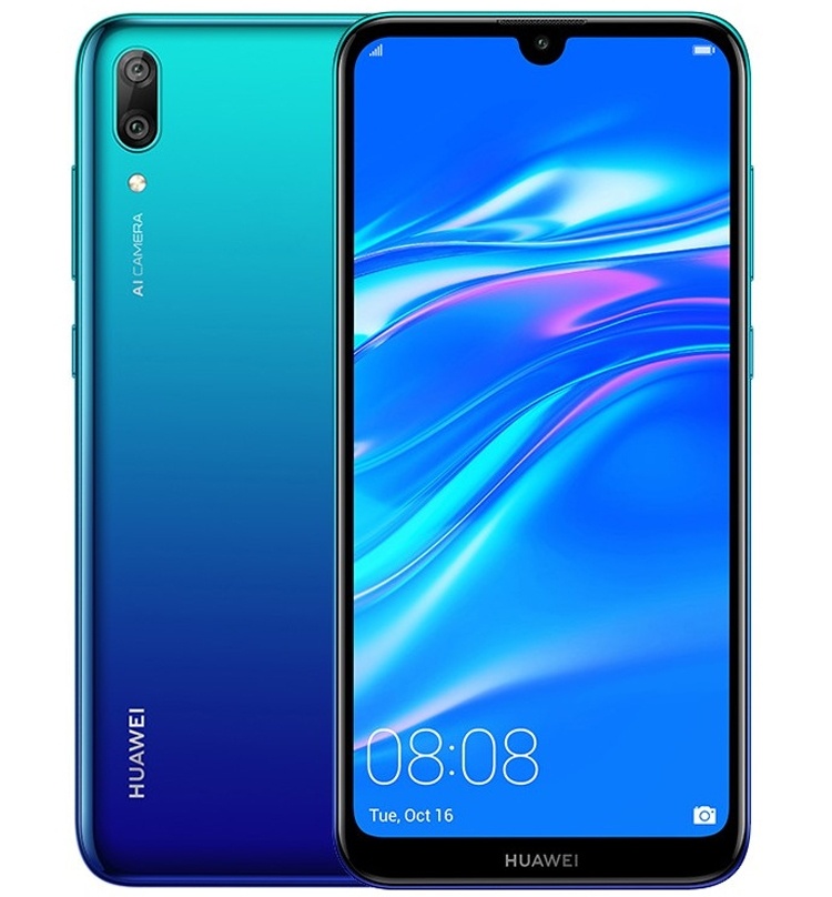 Huawei Y7 Pro 2019: смартфон с большим дисплеем HD+ и тремя камерами