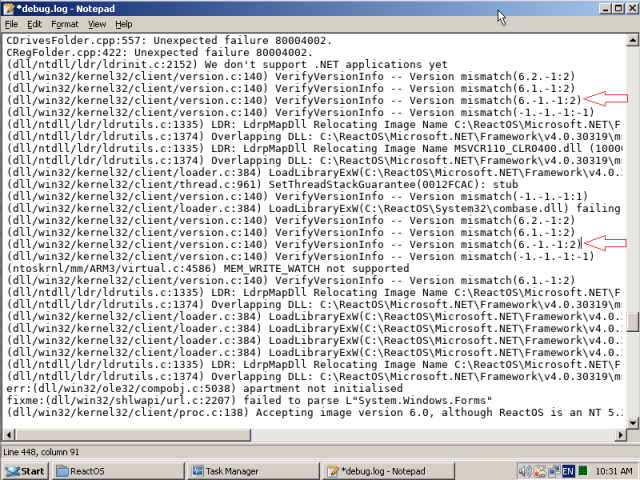Проверка версии