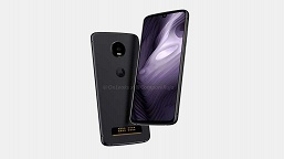 Смартфон Moto Z4 Play позирует на рендерах и в видеоролике: каплевидный вырез экрана и почему-то одинарная основная камера вместо сдвоенной