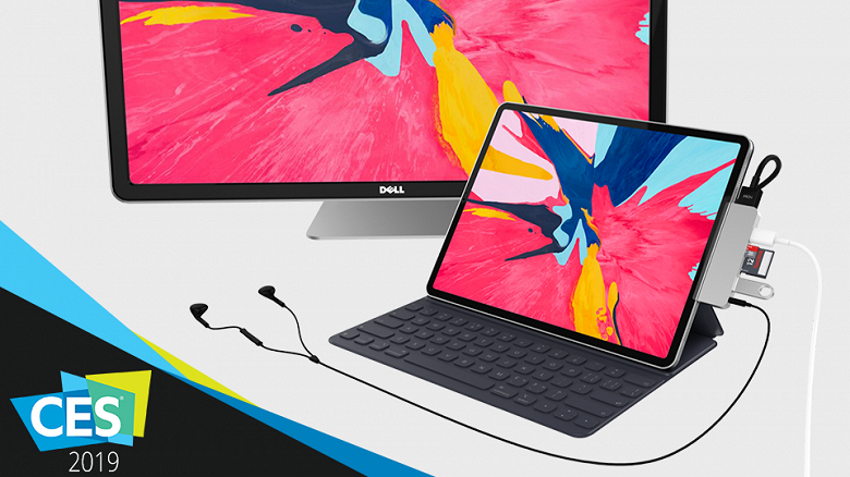 Компания Sanho первой выпускает концентратор USB-C для планшета Apple iPad Pro 2018