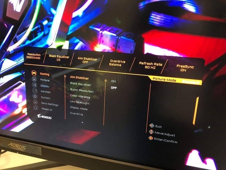 CES 2019: Игровой монитор GIGABYTE Aorus с технологией FreeSync
