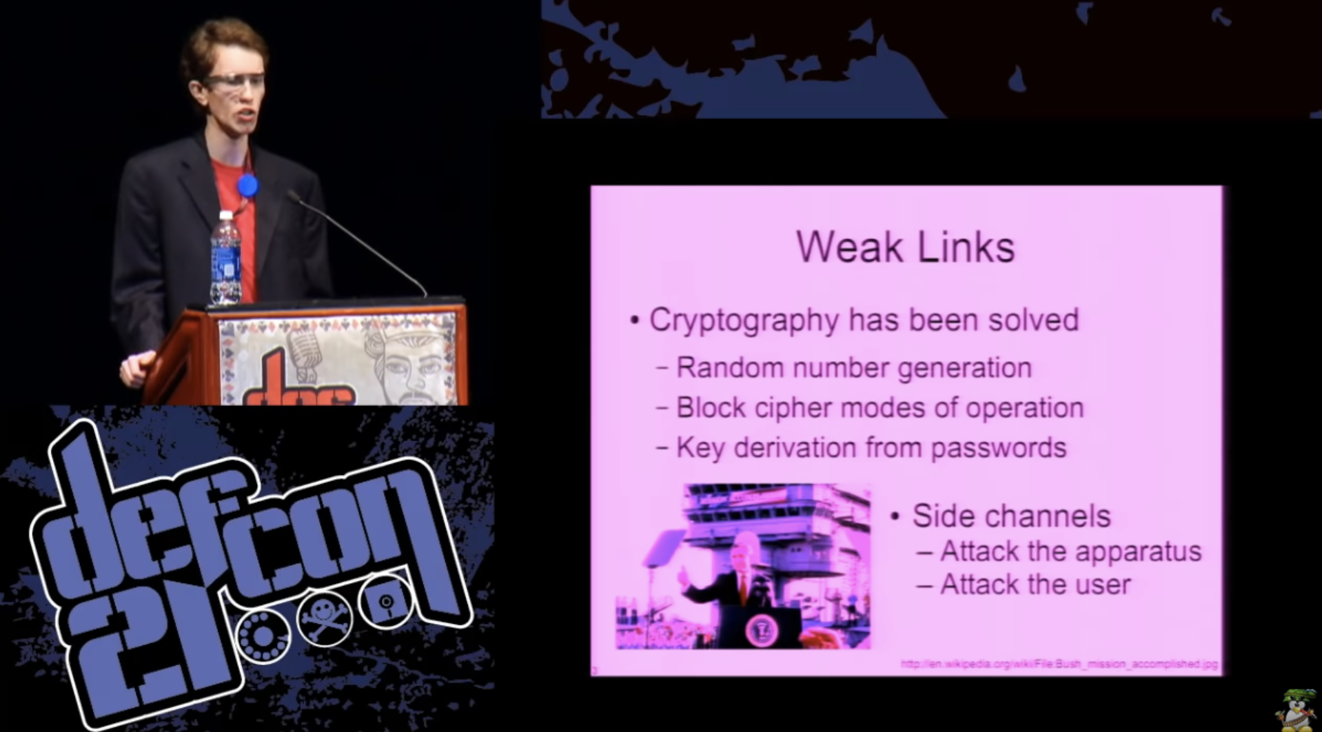 DEFCON 21. Одних паролей недостаточно, или почему «ломается» шифрование диска и как это можно исправить. Часть 1 - 2 DEFCON 21. Одних паролей недостаточно, или почему «ломается» шифрование диска и как это можно исправить. Часть 1 - 2