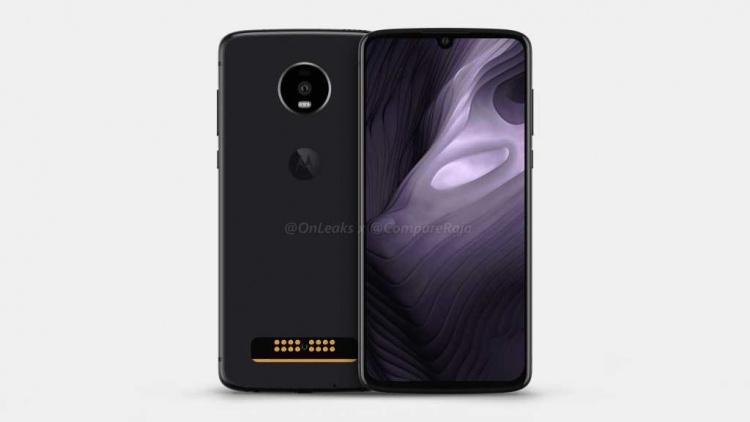 Moto Z4 Play получит каплевидный вырез и контакты для Moto Mod