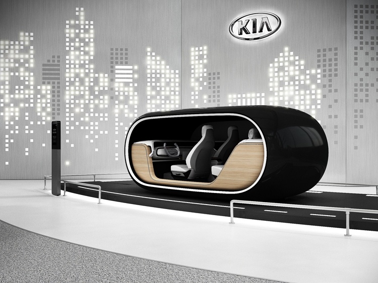 CES 2019: KIA R.E.A.D., или Интерактивное пространство в салоне робомобиля